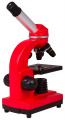 Mikroskop Bresser Junior Biolux SEL 40–1600x Červený