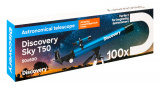 Hvězdářský dalekohled Levenhuk Discovery Sky T50 s knížkou