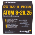 Binokulární dalekohled Levenhuk Atom 8–20x25