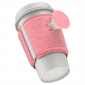 PopSockets PopThirst, držák na hrnek, s integrovaným PopGrip Gen. 2, růžový melanž